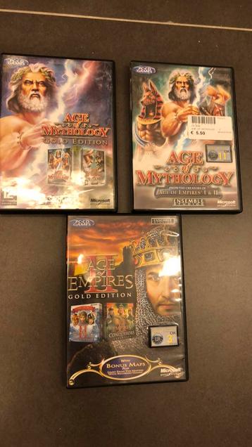 Age of mythology / empires II voor pc beschikbaar voor biedingen