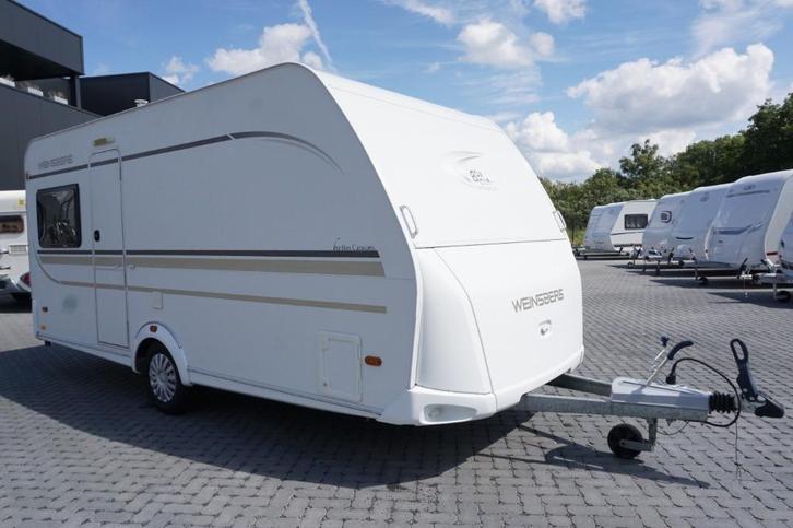 Mooie 4pers.Weinsberg met voortent, rondzit, fr, MTM 1200kg, Caravans en Kamperen, Caravans, Bedrijf, tot en met 4, Rondzit, Frans bed