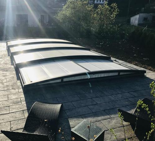 Abris piscine télescopique fabrication française, Tuin en Terras, Zwembad-toebehoren, Nieuw, Afdekzeil, Ophalen of Verzenden
