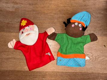 Handpoppen sint en piet sinterklaas beschikbaar voor biedingen