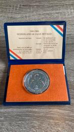 Nederland 40 jaar bevrijd 1945-1985, Ophalen, Brons