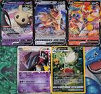 Pokemon 5 Zeldzame Kaarten, Hobby en Vrije tijd, Ophalen of Verzenden, Nieuw, Meerdere kaarten, Foil