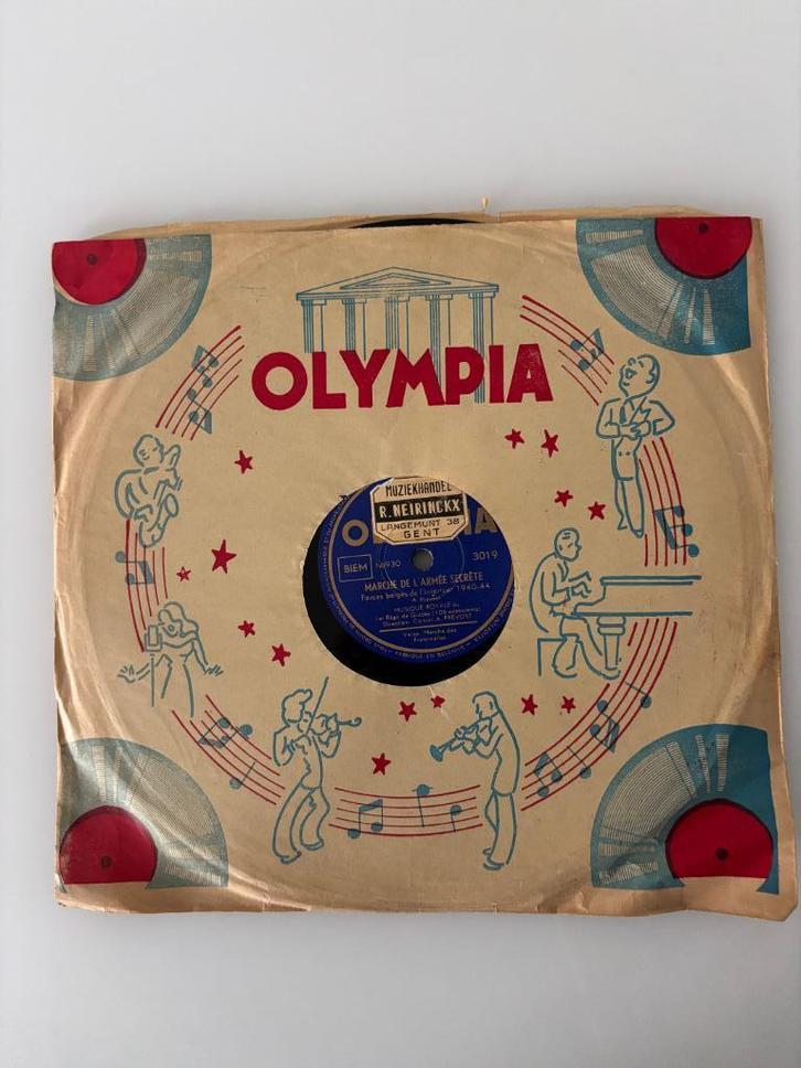 78 RPM Musique Royale 1er Régiment De Guides, Verzamelen, Militaria | Algemeen, Landmacht, Overige typen, Ophalen