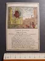 Santje Heiligen prentje ten x Uren Holy card Santini, Collections, Envoi, Image pieuse