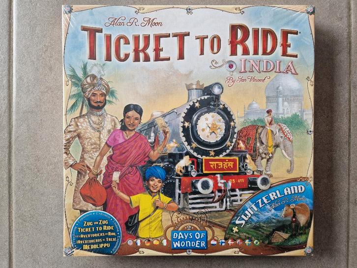 Ticket To Ride - India - expansion trains boardgame, Hobby en Vrije tijd, Gezelschapsspellen | Bordspellen, Nieuw, Verzenden