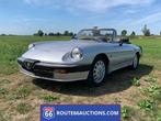 Alfa Romeo Spider 2.0 | 1988 | Route 66 Auctions, Auto's, Zwart, Bedrijf, Handgeschakeld, Overige carrosserie
