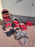 Joolz Day kinderwagen (rood) – complete set voor €150, Verstelbare duwstang, Zo goed als nieuw, Combiwagen, Ophalen