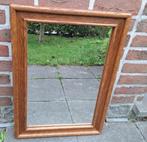 Spiegel met houten frame, Huis en Inrichting, Woonaccessoires | Spiegels, Ophalen, Zo goed als nieuw, Minder dan 100 cm, Rechthoekig