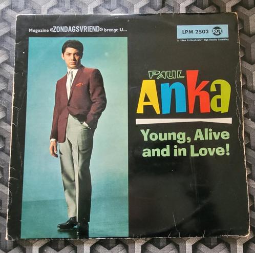LP Paul Anka Young, alive and in love! de 1962, CD & DVD, Vinyles | Pop, Utilisé, 1960 à 1980, Enlèvement ou Envoi