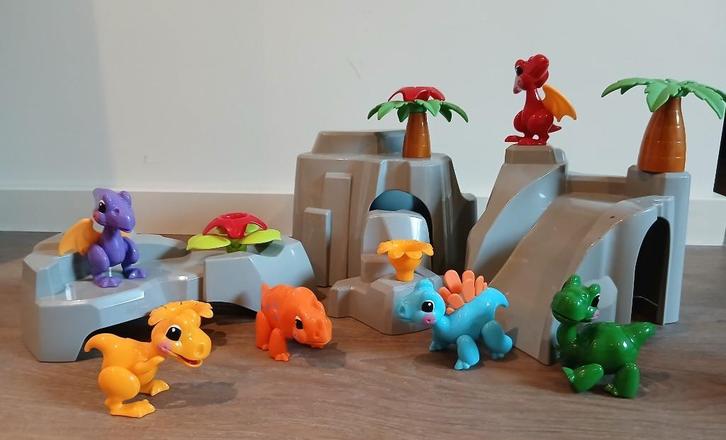 Speelset "Mijn eerste vriendjes" De wereld van de dino's, Kinderen en Baby's, Speelgoed | Actiefiguren, Zo goed als nieuw, Ophalen of Verzenden