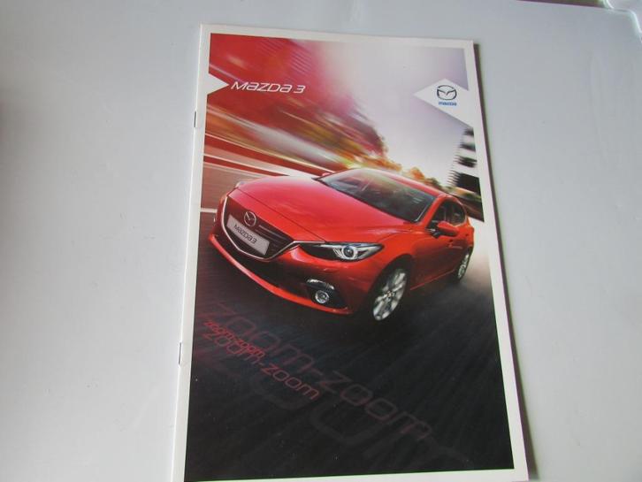 MAZDA 3, BROCHURE, Boeken, Auto's | Folders en Tijdschriften, Zo goed als nieuw, Mazda, Ophalen of Verzenden