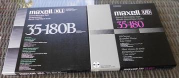 Maxell metalen spoelen met tape beschikbaar voor biedingen