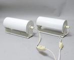 2 Vintage Ikea-Bedlampen Met Verstelbare Kap, Huis en Inrichting, Ophalen of Verzenden, Metaal