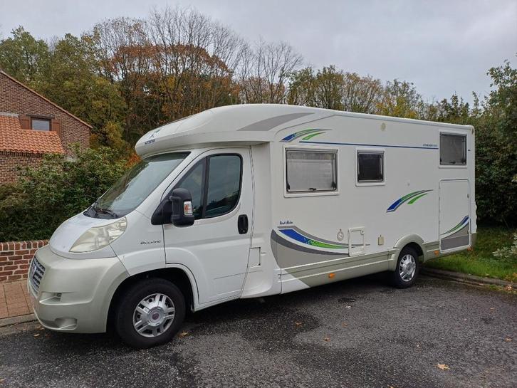 Mobilhome, Caravans en Kamperen, Mobilhomes, Particulier, tot en met 4, Half-integraal, Fiat, Fiat, Diesel, Cassettetoilet, Ophalen