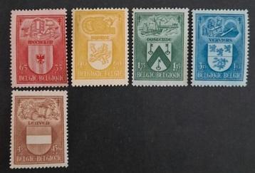 België: OBP 743/47 ** Antiteteringzegels 1946. beschikbaar voor biedingen
