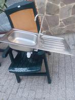 A vendre lavabo de cuisine avec siphon et multigeur, Ophalen