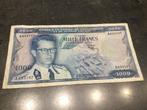 1000 Francs Congo belge 1958, Enlèvement ou Envoi
