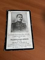 Rouwkaart T. Goddyn + Thourout 1886 -Gesneuveld Namen 1914, Collections, Images pieuses & Faire-part, Carte de condoléances, Enlèvement ou Envoi