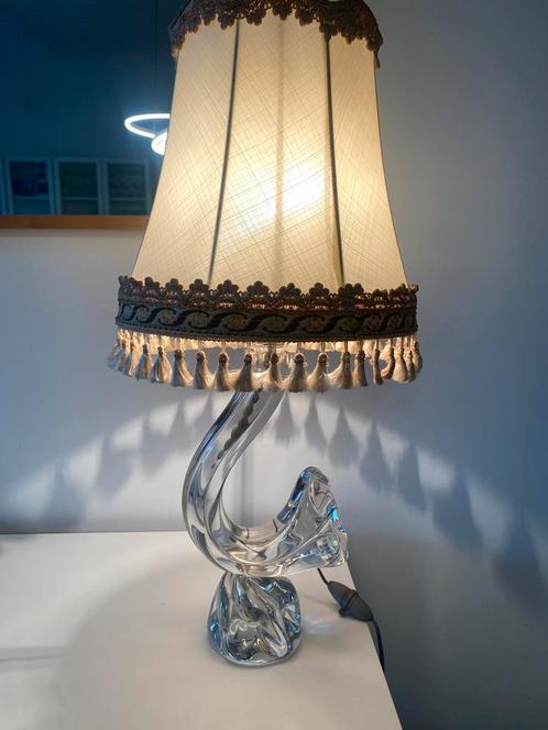 Pied de lampe cristal  Daum France, Antiek en Kunst, Antiek | Verlichting, Ophalen of Verzenden
