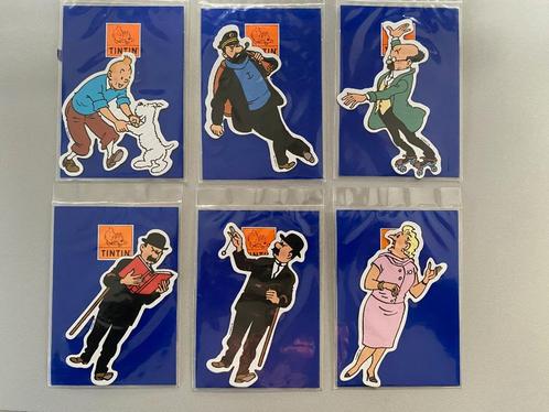 6 Tintin Magnets complete serie originele verpakking, Verzamelen, Stripfiguren, Nieuw, Beeldje of Figuurtje, Kuifje, Verzenden