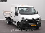 Renault Master 145PK Kipper met Kist Dubbellucht 3,5t Trekha, Auto's, Bestelwagens en Lichte vracht, Stof, Gebruikt, Renault, Wit