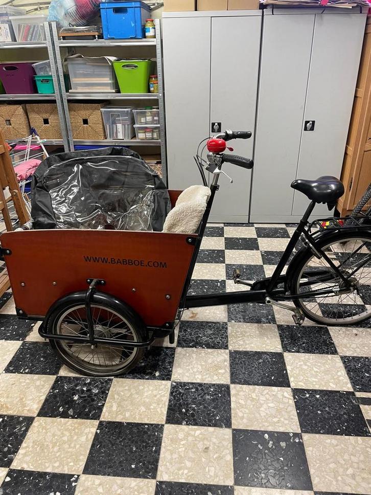 Bakfiets Babboe te koop, Fietsen en Brommers, Fietsen | Bakfietsen, Zo goed als nieuw, Overige merken, 2 kinderen, Ophalen