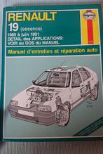 Manuel entretien Renault 19 essence, Ophalen of Verzenden