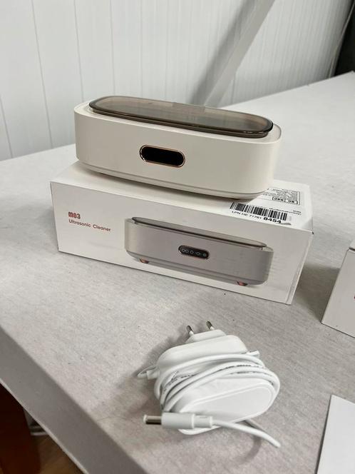 Ultrasonic Cleaner M03 wit Sieraden Bril reiniger clean set, Handtassen en Accessoires, Overige Accessoires, Nieuw, Ophalen of Verzenden