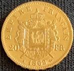Pièce 20 Francs Or Napoléon 1862 A, Goud