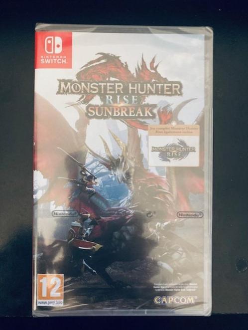 Jeu Switch Monster Hunter Rise+ Sunbreak (neuf emballé)., Consoles de jeu & Jeux vidéo, Jeux | Nintendo Switch, Neuf, Jeu de rôle (Role Playing Game)