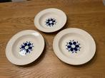 3 porceleinen soepborden Boch La Louvière 1950, Antiek en Kunst, Ophalen of Verzenden