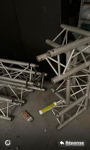 Structures style truss a lumières ou autres diamètre 45, Enlèvement, Utilisé