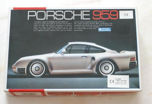 Gunze Sangyo Porsche 959 1:24, Hobby en Vrije tijd, Modelbouw | Auto's en Voertuigen, Zo goed als nieuw, Auto, Groter dan 1:32