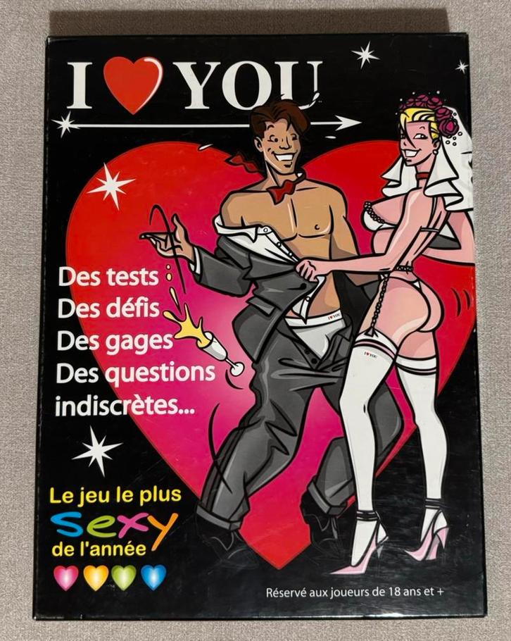 „I ️ YOU” ondeugend spel — compleet en in perfecte staat, Hobby en Vrije tijd, Gezelschapsspellen | Bordspellen, Zo goed als nieuw