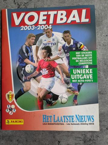 PANINI HLN FOOTBALL 2003/2004 ONVOLLEDIG beschikbaar voor biedingen