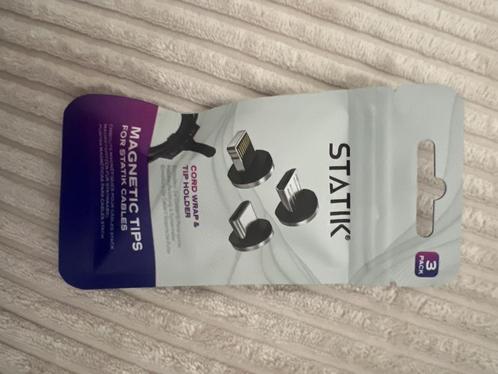 Embouts Magnétiques pour Câbles STATIK – Pack de 3 – Neuf, Computers en Software, Pc- en Netwerkkabels, Nieuw, Ophalen of Verzenden