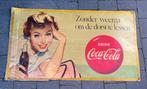 Cola oude reclame karton, Ophalen, Gebruikt, Reclamebord