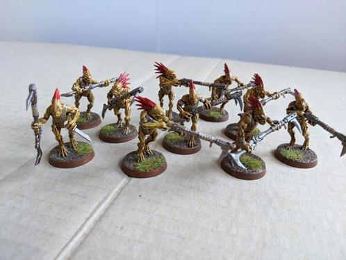 Te koop : 10 Kroot Warriors 28mm WH40K Games Workshop, Hobby en Vrije tijd, Wargaming, Zo goed als nieuw, Warhammer 40000, Figuurtje(s)