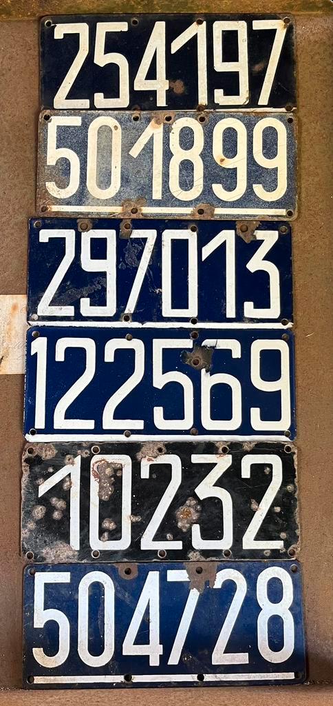 Belgische nummerplaten, Verzamelen, Overige Verzamelen, Gebruikt, Ophalen of Verzenden