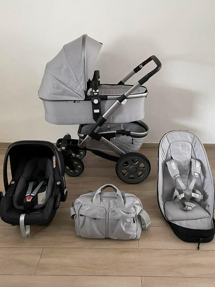 Joolz Geo 2 Grigio– Quadro kinderwagen 3-in-1 Set, Kinderen en Baby's, Buggy's, Zo goed als nieuw, Maxi-Cosi, Zonnekap, Ophalen