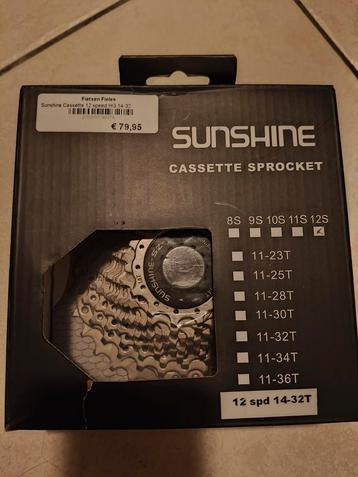 12-Speed cassette 14/32 beschikbaar voor biedingen