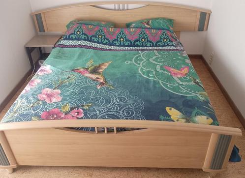 complete slaapkamer 2 personen, Huis en Inrichting, Slaapkamer | Complete slaapkamers, Zo goed als nieuw, Tweepersoons, Ophalen