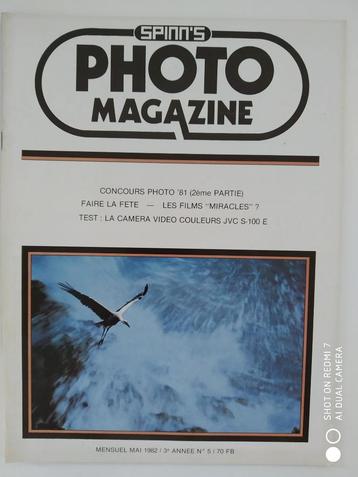 SPINN'S PHOTO MAGAZINE (3e année n 5) 05/1982. beschikbaar voor biedingen