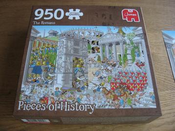 Pieces of History The Romans Puzzel Jumbo 950 stuks Premium  disponible aux enchères