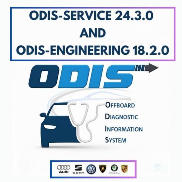 ODIS Service 24.3.0 + ODIS Engineering 18.2.0 VAG Diagnose, Auto diversen, Autogereedschap, Nieuw, Ophalen