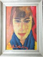 Rik Wouters "" Vrouwenportret "" olieverf op paneel, Antiek en Kunst, Verzenden