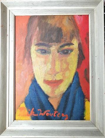 Rik Wouters "" Vrouwenportret "" olieverf op paneel  beschikbaar voor biedingen