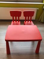 Table rouge Ikea avec chaises, Enlèvement