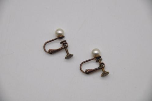 boucles d'oreilles anciennes avec perle, Bijoux, Sacs & Beauté, Bijoux anciens, Enlèvement ou Envoi