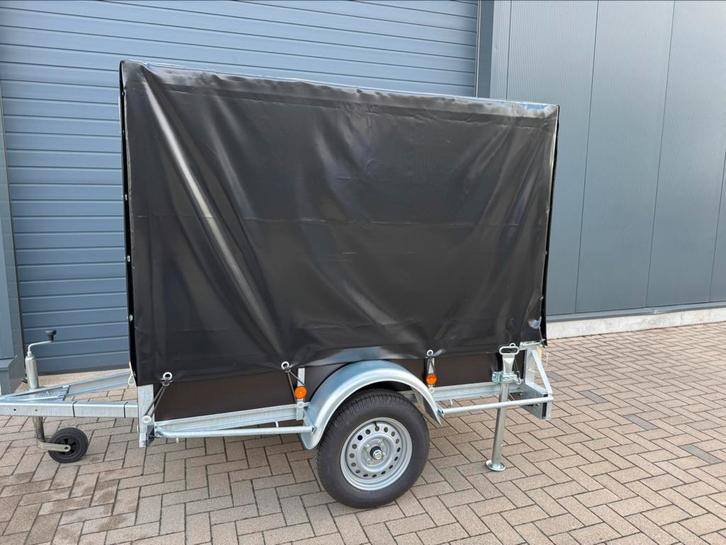 Aanhangwagen enkelas MTM 750kg in nieuwstaat, Auto diversen, Aanhangers en Bagagewagens, Zo goed als nieuw, Ophalen